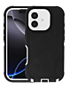Heavy Duty Case for iPhone 17 (BLACK & WHITE) (Only Ground Shipping)