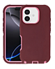 Heavy Duty Case - MAROON & PINK for iPhone 17 (Only Ground Shipping)