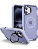 Shockproof Magsafe Case with Camera Stand - LIGHT PURPLE for iPhone 17 (Only Ground Shipping)
