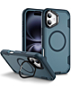 Shockproof Magsafe Case with Camera Stand - SAPPHIRE BLUE for iPhone 17 (Only Ground Shipping)