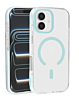 Color Frame Crystal Clear Case with Magsafe - LIGHT BLUE for iPhone 17 (Only Ground Shipping)