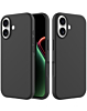 Soft Solid Silicone Case (Full Buttom Cover) - BLACK for iPhone 17 (Only Ground Shipping)