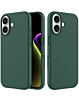 Soft Solid Silicone Case (Full Buttom Cover) - GREEN for iPhone 17 (Only Ground Shipping)