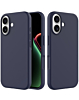 Soft Solid Silicone Case (Full Buttom Cover) - NAVY BLUE for iPhone 17 (Only Ground Shipping)