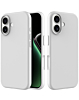 Soft Solid Silicone Case (Full Buttom Cover) - WHITE for iPhone 17 (Only Ground Shipping)