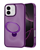 Luxury Matte Hard Magnetic Ring Holder Case - PURPLE for iPhone 17 (Only Ground Shipping)