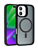 Bicolor Matte Magnetic Translucency Case - BLACK for iPhone 17 (Only Ground Shipping)