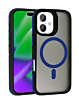 Bicolor Matte Magnetic Translucency Case - DARK BLUE for iPhone 17 (Only Ground Shipping)