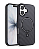 Magnetic Kickstand Case with Carbon Fiber -BLACK for iPhone 17 (Only Ground Shipping)