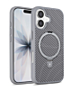 Magnetic Kickstand Case with Carbon Fiber -BROWN for iPhone 17 (Only Ground Shipping)