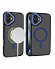 Slim Non-Slip Translucent Matte Wireless Charging Case - BLUE for iPhone 17 (Only Ground Shipping)
