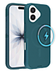 Dual Layer Cases with Wireless Charging - DARK GREEN for iPhone 17 (Only Ground Shipping)