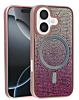 Wireless Charging Bling Diamond Crystal Case - PINK for iPhone 17 (Only Ground Shipping)