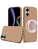 Soft Solid Silicone Case with Wireless Charging - BROWN for iPhone 17 (Only Ground Shipping)