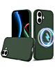 Soft Solid Silicone Case with Wireless Charging - GREEN for iPhone 17 (Only Ground Shipping)