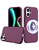 Soft Solid Silicone Case with Wireless Charging - MAROON for iPhone 17 (Only Ground Shipping)