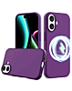 Soft Solid Silicone Case with Wireless Charging - PURPLE for iPhone 17 (Only Ground Shipping)