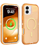 Wireless Charging Transparent Shockproof Case - ORANGE for iPhone 17 (Only Ground Shipping)