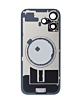 Back Glass with Frame and MagSafe Magnet for iPhone 17 (NO LOGO) (MIST BLUE)