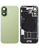 Back Glass with Frame and Wireless NFC Charging Flex and MagSafe Magnet for iPhone 17 (NO LOGO) (SAGE)