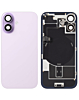 Back Glass with Frame and Wireless NFC Charging Flex and MagSafe Magnet for iPhone 17 (NO LOGO) (LAVENDER)
