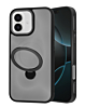 Luxury Matte Hard Magnetic Ring Holder Case - BLACK for iPhone 17 (Only Ground Shipping)