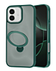Luxury Matte Hard Magnetic Ring Holder Case - GREEN for iPhone 17 (Only Ground Shipping)