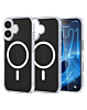 Transparent Magnetic Shockproof Case  -BLACK for iPhone 17 (Only Ground Shipping)