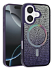 Thin Wireless Charging Bling Diamond Crystal Case - PURPLE for iPhone 17 (Only Ground Shipping)
