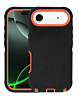 Heavy Duty Case - BLACK & ORANGE for iPhone Air (Only Ground Shipping)