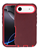 Heavy Duty Case - MAROON & RED for iPhone Air (Only Ground Shipping)
