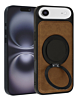 Slim Leather Case with Wireless Charging Kickstand - BROWN for iPhone Air (Only Ground Shipping)