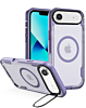 Shockproof Magsafe Case with Camera Stand - LIGHT PURPLE for iPhone 17A (Only Ground Shipping)