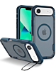 Shockproof Magsafe Case with Camera Stand - SAPPHIRE BLUE for iPhone 17A (Only Ground Shipping)