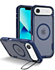 Shockproof Magsafe Case with Camera Stand - DARK BLUE for iPhone 17A (Only Ground Shipping)