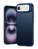 Luxury Carbon Fiber Textured Case - BLUE for iPhone Air (Only Ground Shipping)