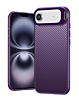 Luxury Carbon Fiber Textured Case - PURPLE for iPhone Air (Only Ground Shipping)
