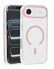 Color Frame Crystal Clear Case with Magsafe - PINK for iPhone Air (Only Ground Shipping)