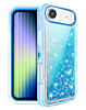 Protective Glitter Liquid Bumper Case - BLUE for iPhone Air (Only Ground Shipping)