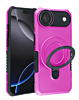 Hard PC Shockproof Case w /Ring Holder - PINK for iPhone Air (Only Ground Shipping)
