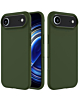 Soft Solid Silicone Case (Full Buttom Cover) - GREEN for iPhone Air (Only Ground Shipping)