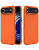 Soft Solid Silicone Case (Full Buttom Cover) - ORANGE for iPhone Air (Only Ground Shipping)