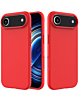 Soft Solid Silicone Case (Full Buttom Cover) - RED for iPhone Air (Only Ground Shipping)