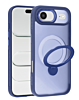 Wireless Charging Case with Built-in Rotating Ring Stand - BLUE for iPhone AIR (Only Ground Shipping)