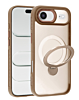 Wireless Charging Case with Built-in Rotating Ring Stand - BROWN  for iPhone AIR (Only Ground Shipping)