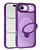 Wireless Charging Case with Built-in Rotating Ring Stand - PURPLE for iPhone AIR (Only Ground Shipping)