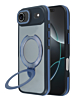 Matte Transparent Case with Wireless Charging Kickstand - BLUE for iPhone Air (Only Ground Shipping)