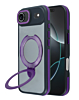 Matte Transparent Case with Wireless Charging Kickstand - PURPLE for iPhone Air (Only Ground Shipping)
