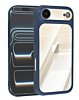Frosted Transparent Matte Case with Lens Protection -BLUE  for iPhone AIR  (Only Ground Shipping)