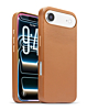 New Leather Case with Wireless Charger - DARK ORANGE for iPhone Air (Only Ground Shipping)